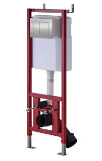 Инсталляция для подвесного унитаза DQ DI8140116 с клавишей хром